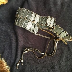 Unique medieval style metal belt